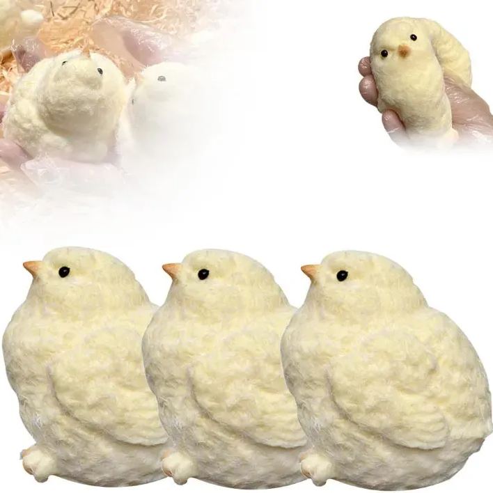 🔥Handmade Ultra Soft Furry Chick Toys