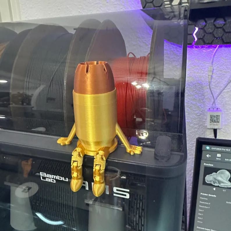  3D Printed articulating Bullet Buddy