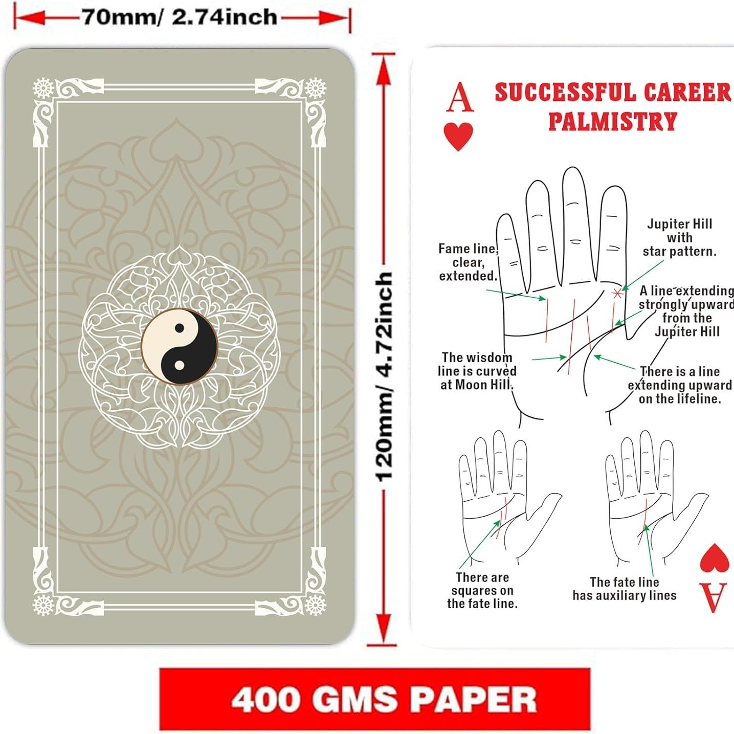 All-Embracing Palmistry Fortune-Telling Playing Cards