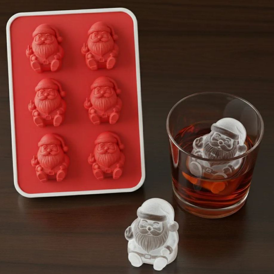 Santa & Snowman Ice Cube Tray