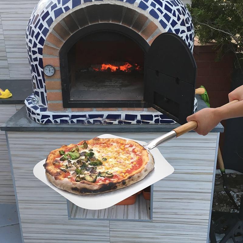 Pizza Shovel with Wooden Handle-Grand Kitchen
