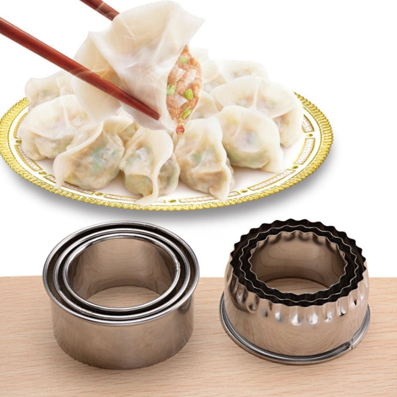 3pcs Round Shaped Dough Cutter-Grand Kitchen