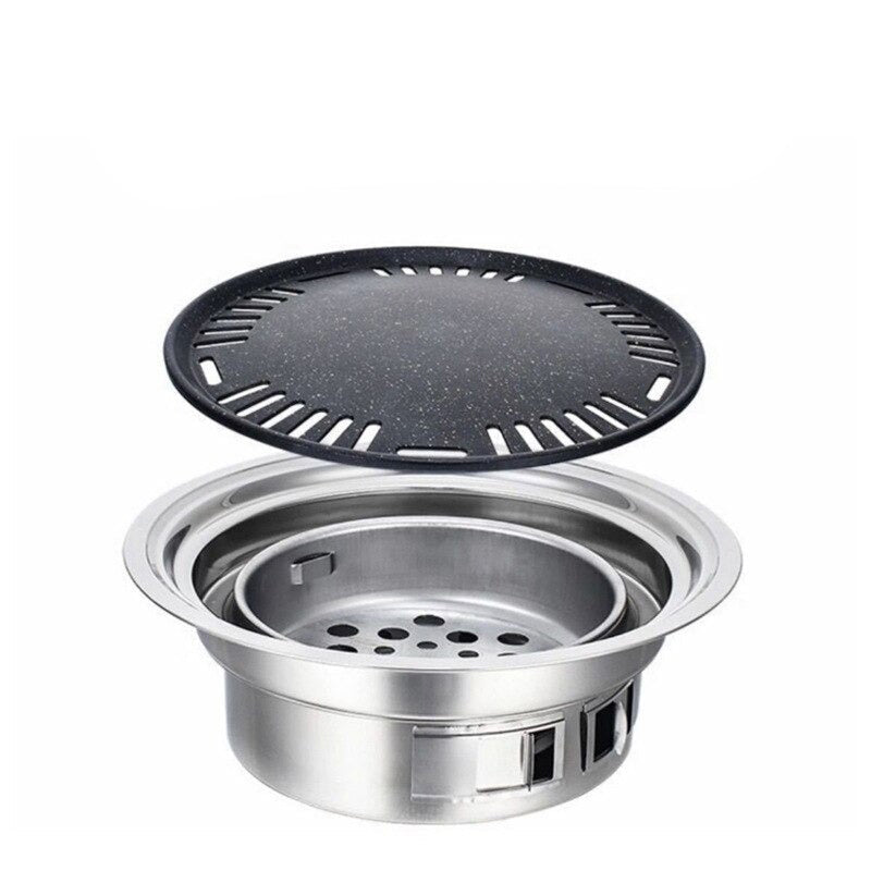 Charcoal Barbecue Grill Non-stick Barbecue Grills Portable Grill-Grand Kitchen