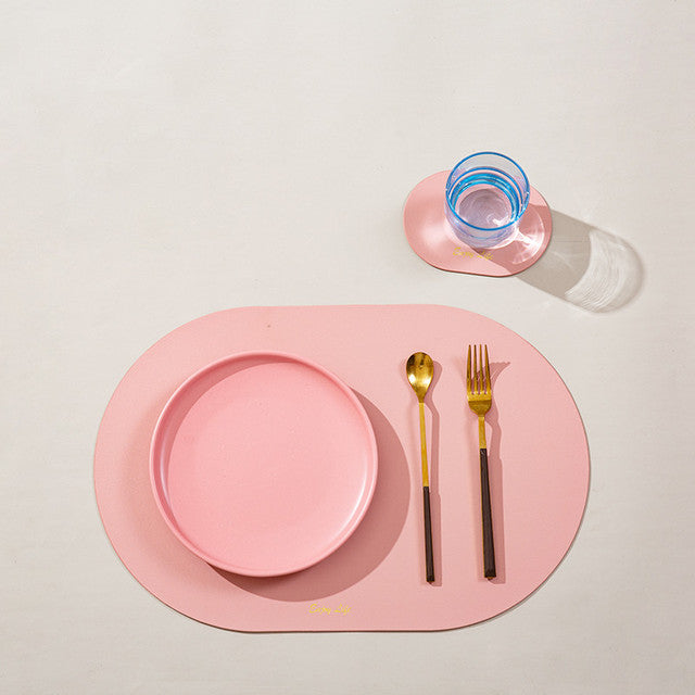 Placemat for Dining Table Waterproof Non-Slip Place Mat Set-Grand Kitchen