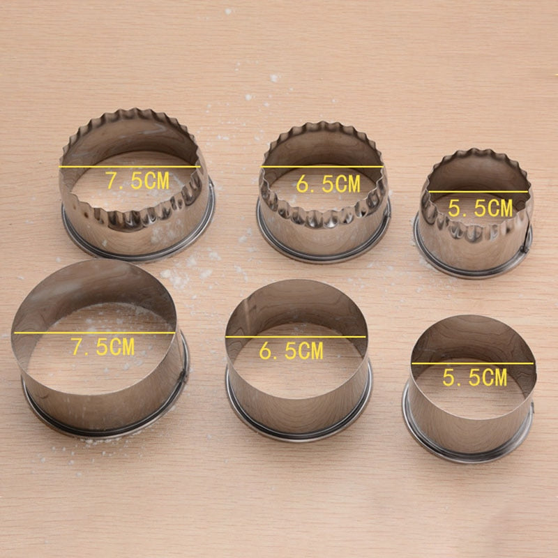 3pcs Round Shaped Dough Cutter-Grand Kitchen