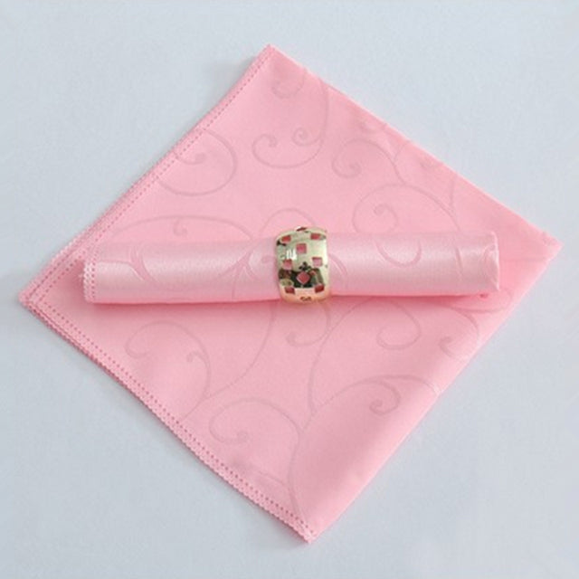10pcs Polyester Jacquard Table Napkin Dinner Napkins Handkerchiefs-Grand Kitchen