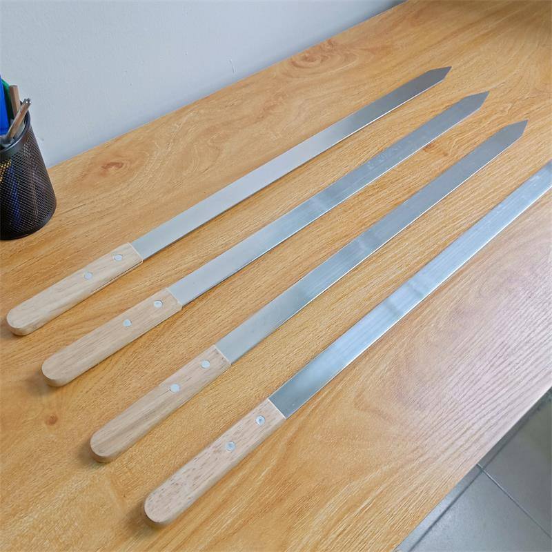 BBQ Skewers Barbecue Grill Forks Long Handle Flat BBQ Accessories Tool-Grand Kitchen