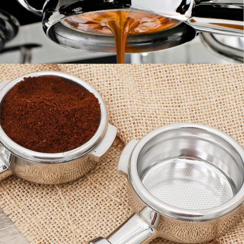 Coffee Bottomless Portafilter Group-head Coffee Machine Wooden Handle-Grand Kitchen