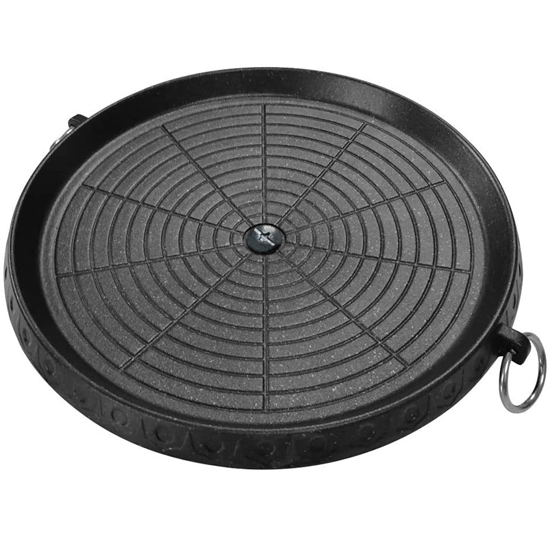 Grill Pan Non-stick Smokeless Barbecue Tray Stovetop Plate for Indoor-Grand Kitchen