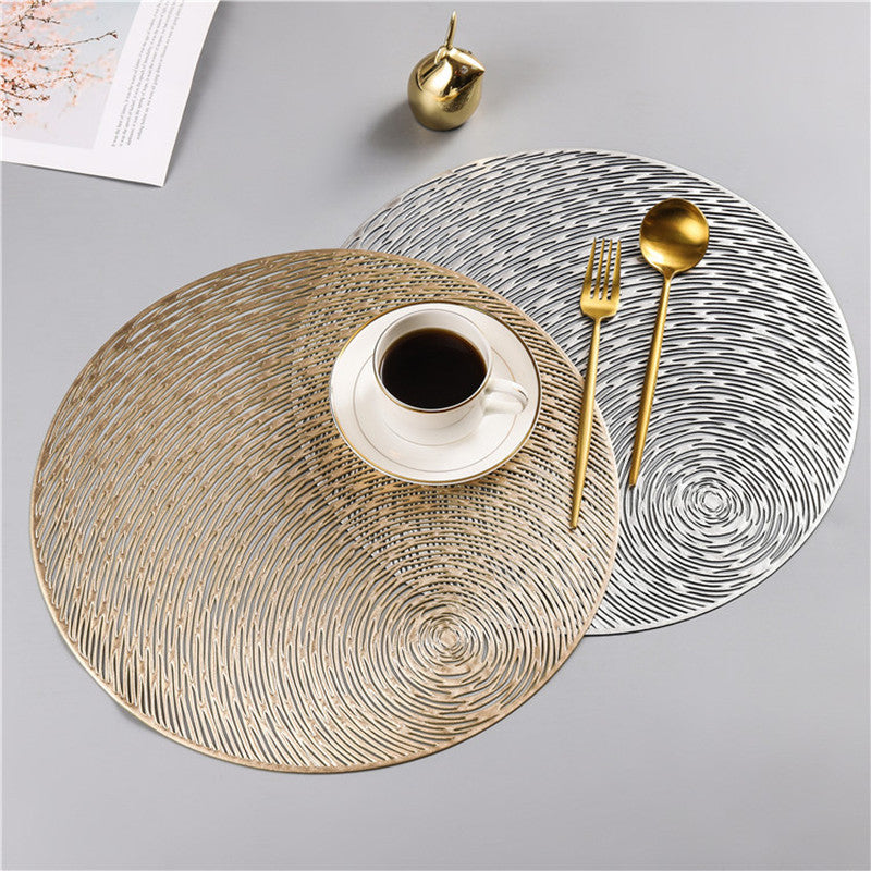 Table Mats Coasters Pad Round Placemat Heat Wear Resistant Placemat-Grand Kitchen