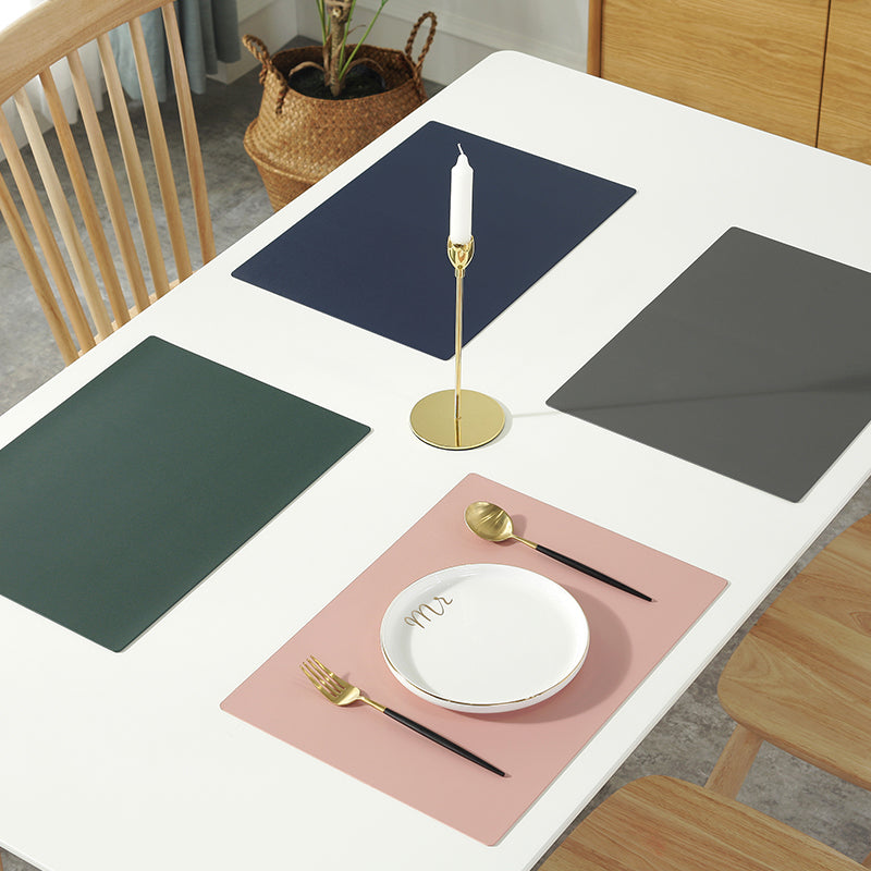 Rectangular Table Mat Placemat Waterproof Greaseproof Pad Kitchen-Grand Kitchen