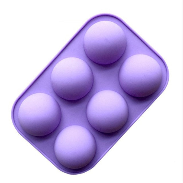 6 Holes Silicone Baking Mold-Grand Kitchen
