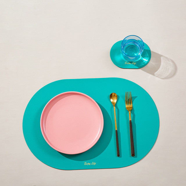 Placemat for Dining Table Waterproof Non-Slip Place Mat Set-Grand Kitchen