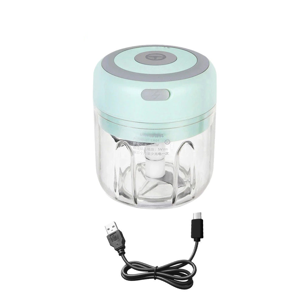 Mini Electric Garlic USB Charging Ginger Masher Crusher Machine-Grand Kitchen