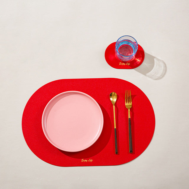 Placemat for Dining Table Waterproof Non-Slip Place Mat Set-Grand Kitchen