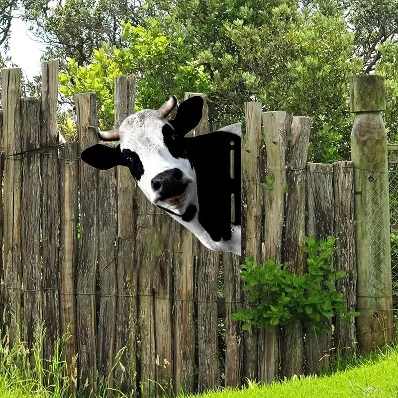 🐮Cute Cows Head Shape Iron Silhouette