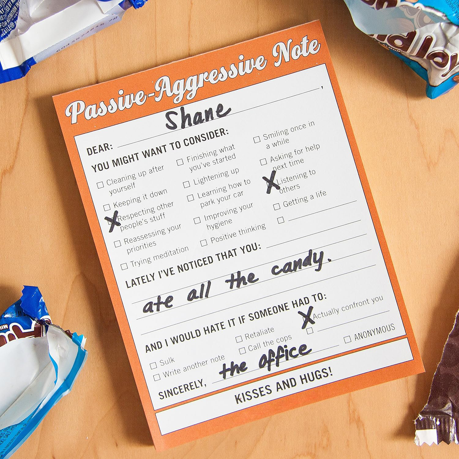 😲 WTF Notes Nifty Note Checklist Memo Pad