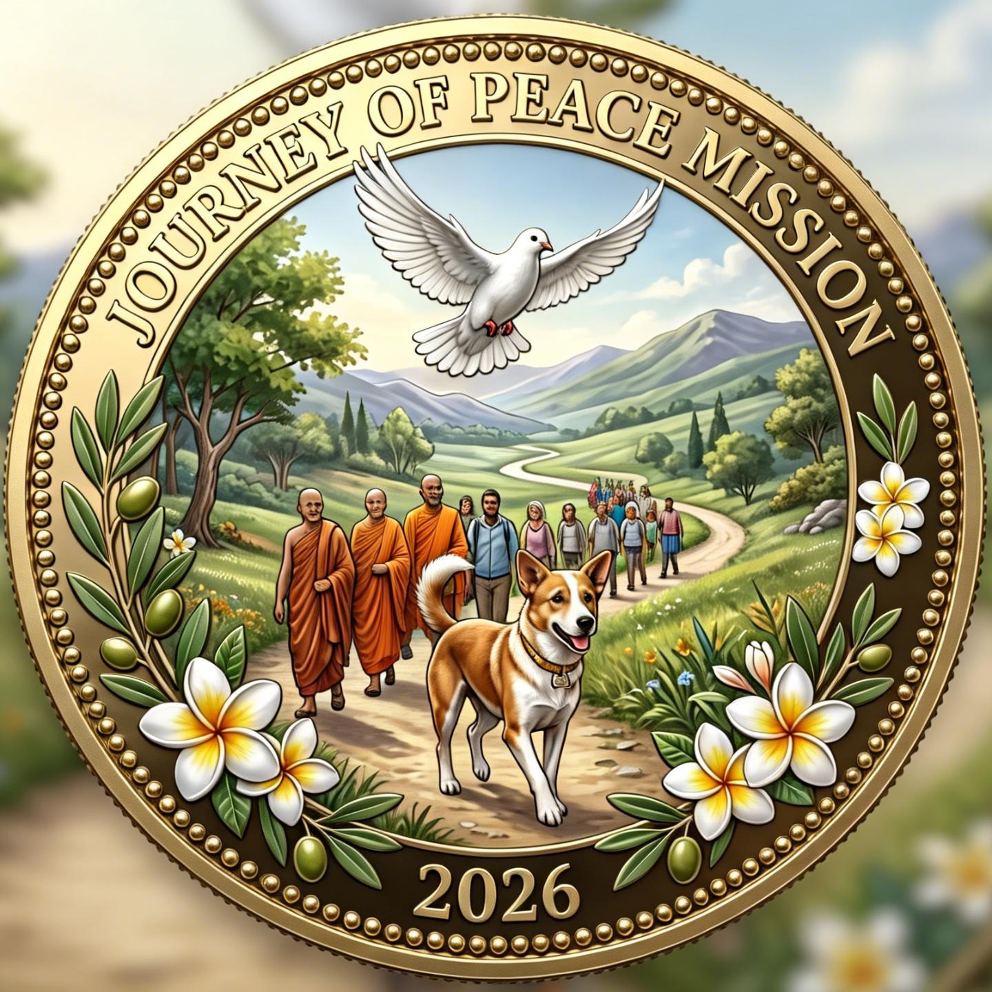🕊2026“Journey of Peace Mission”Commemorative Coin