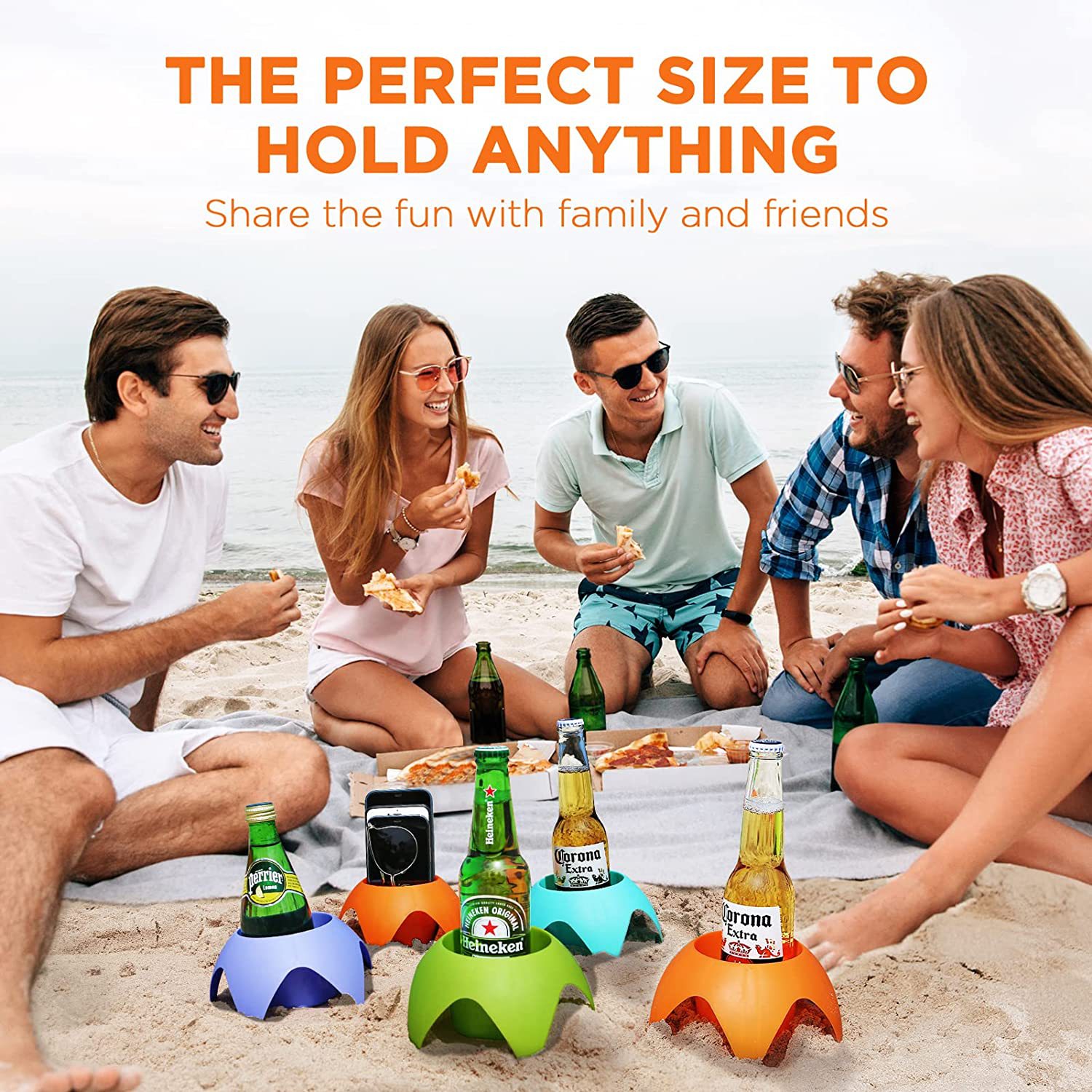 Beach Cup Holders(5pcs/set)