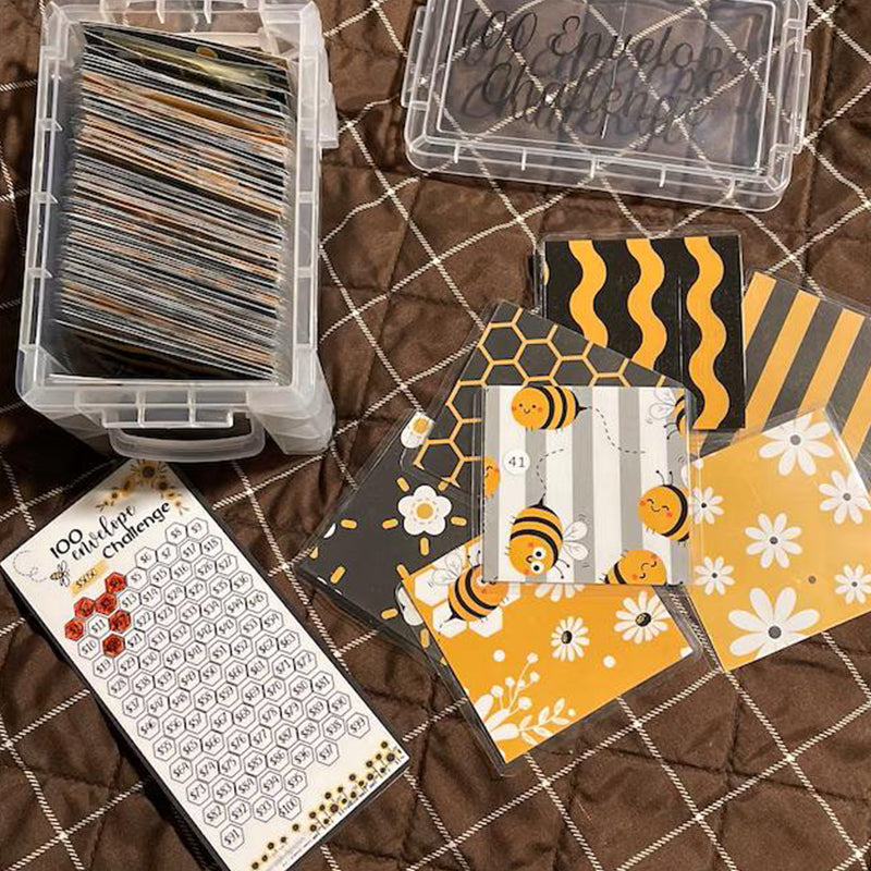 💸100 Envelope Challenge Box Set💌