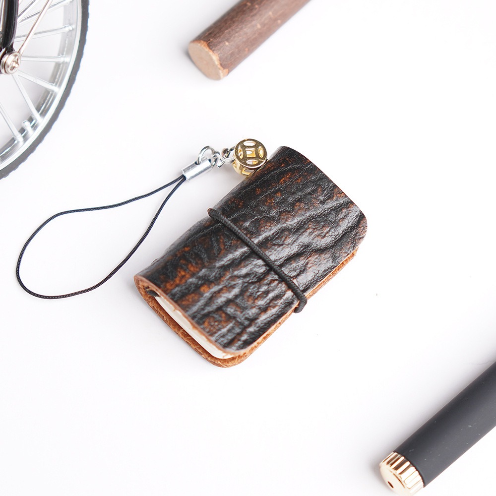 Mini Decorative Handwritten Leather Vintage Pocket Diary