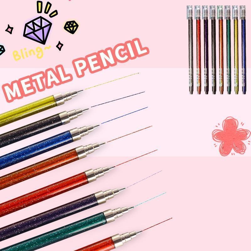 Juice Color Gelly Roll Gel Pens- Blingbling Sparkle（Set of 8）