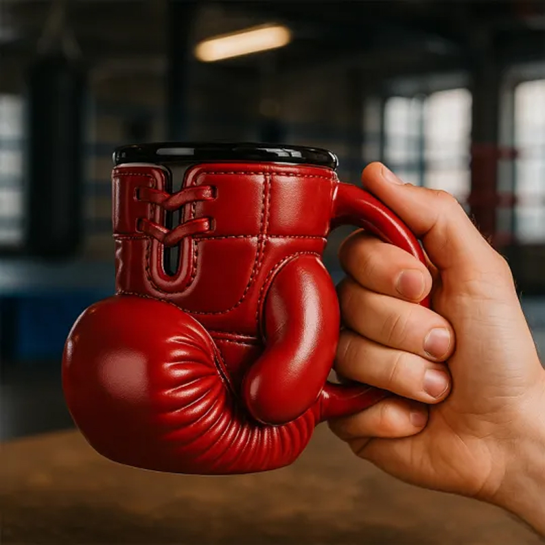 Boxing Glove Mug – Drink Like a Fighter!
