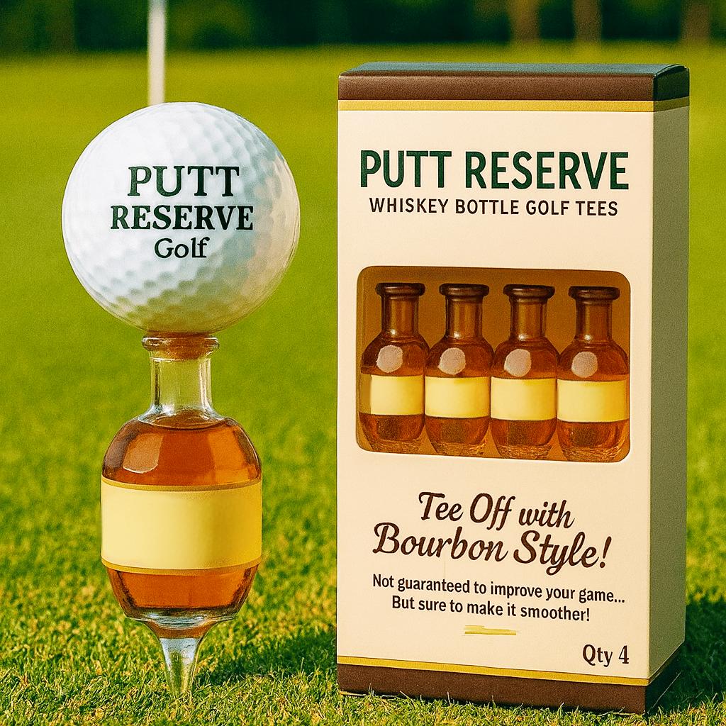 Whiskey Bottle Golf Tee