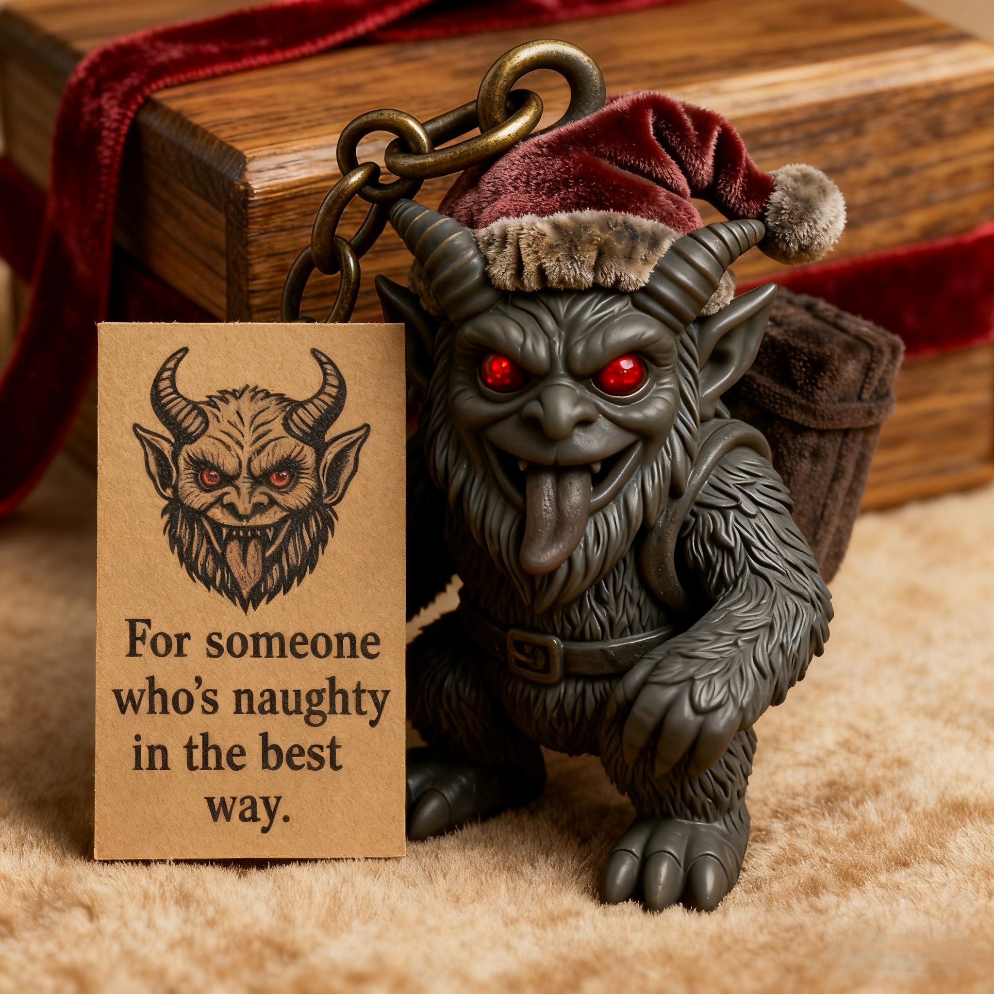 Naughty & Nice Holiday Figurine