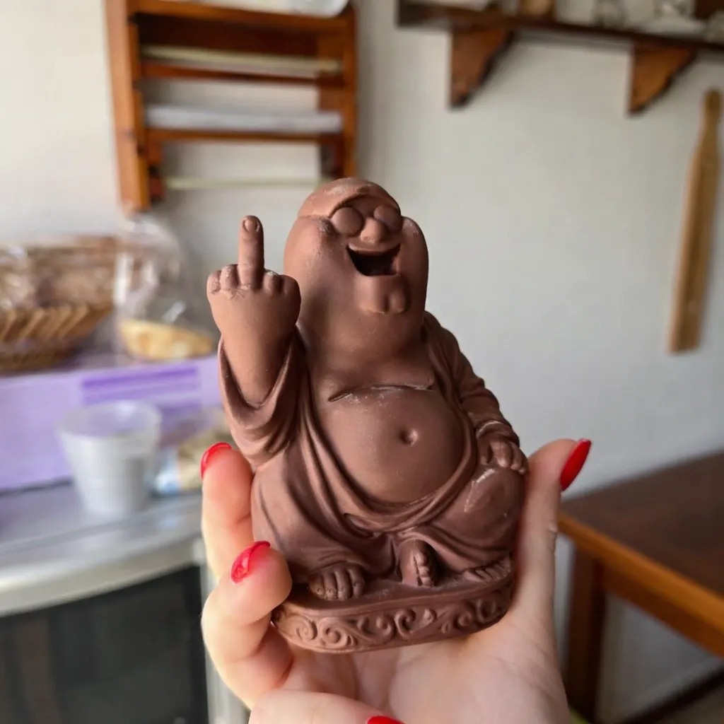Peter Griffin Middle Finger Buddha