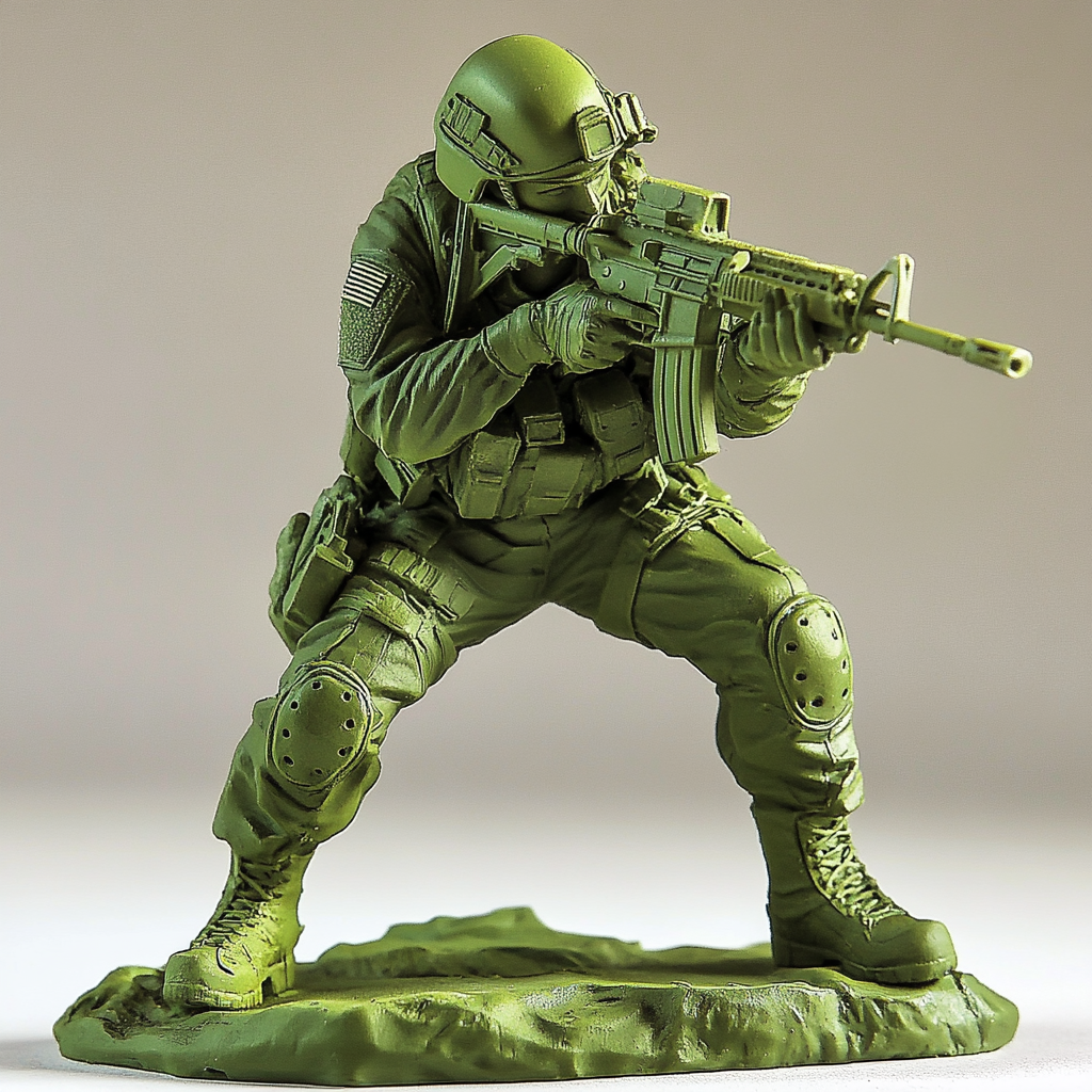Funny Assault Soldier Figurines