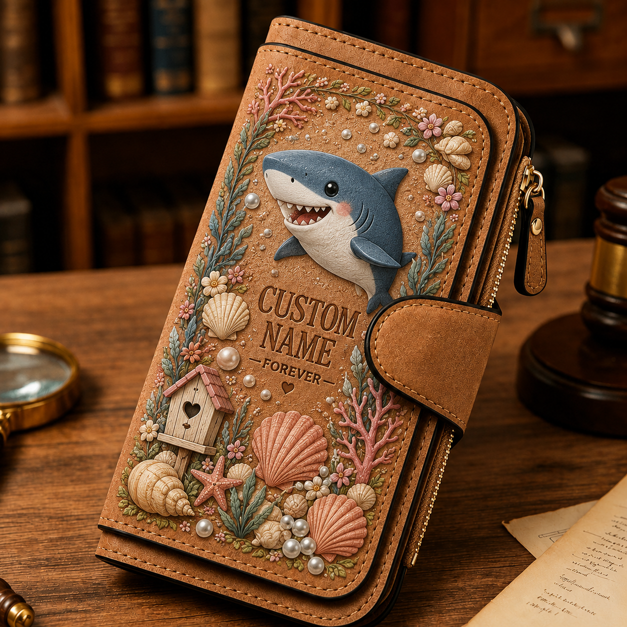 🌸 Personalized Garden Wallet - Perfect Gift For Her 🌿