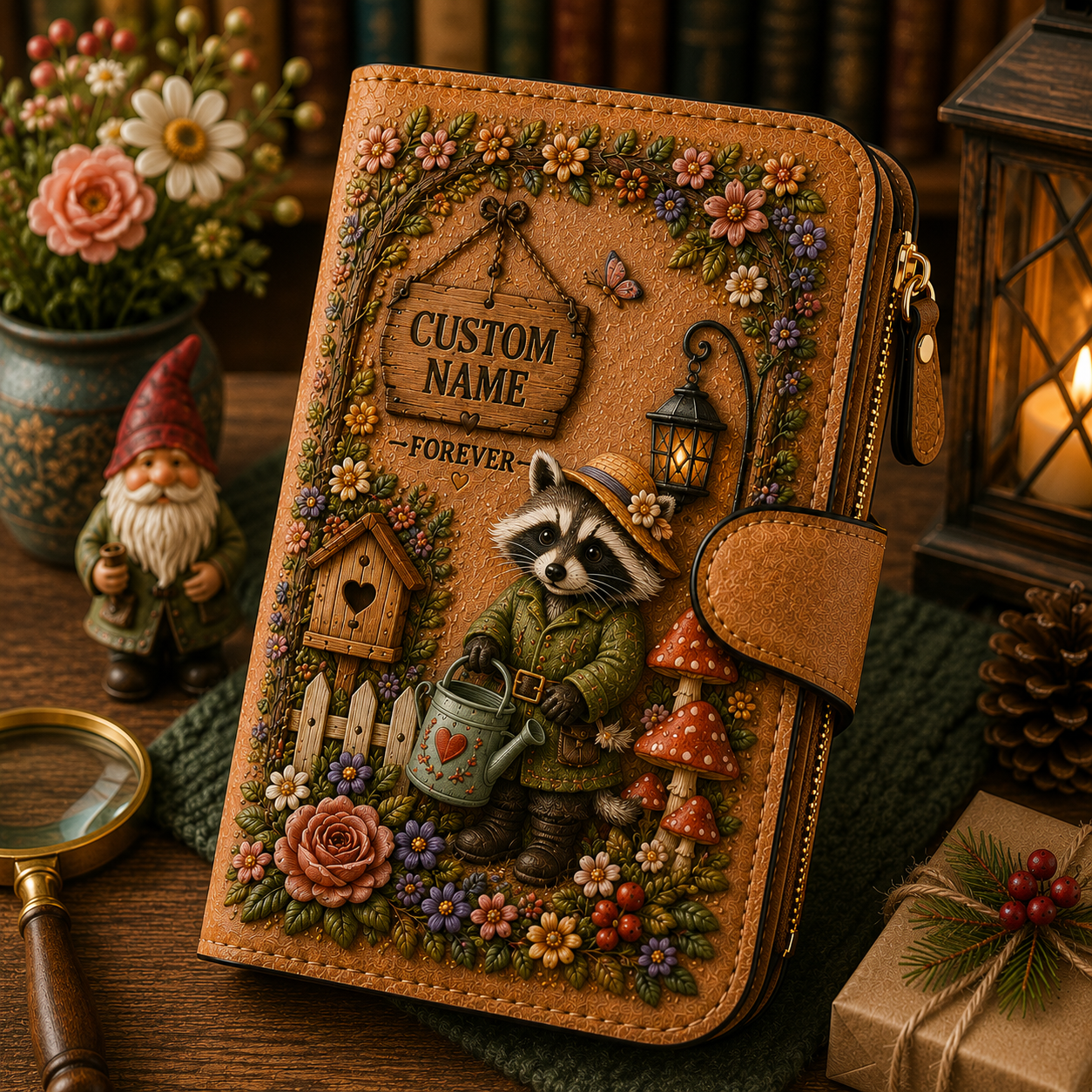 🌸 Personalized Garden Wallet - Perfect Gift For Her 🌿