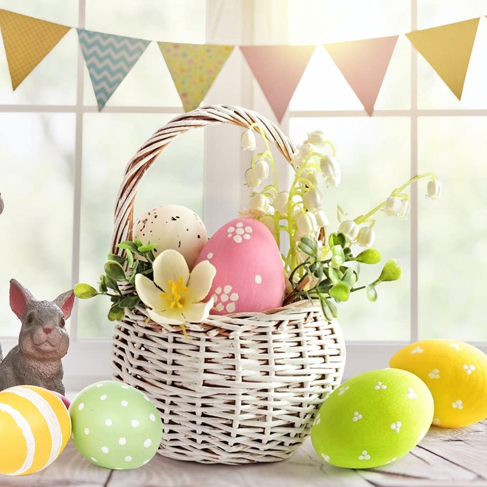 White Wooden Easter Egg -DIY Game for Kids