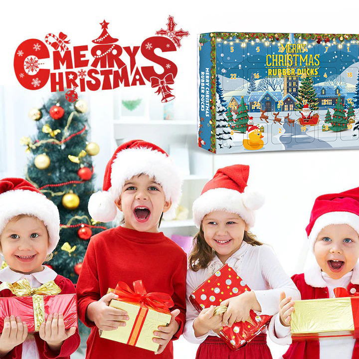 Countdown Christmas Rubber Ducks Advent Calendar