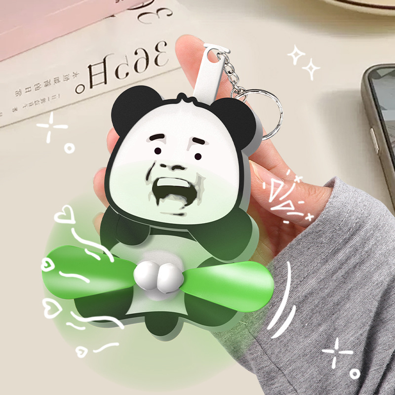 😻Mischief Cat Fan Keychain