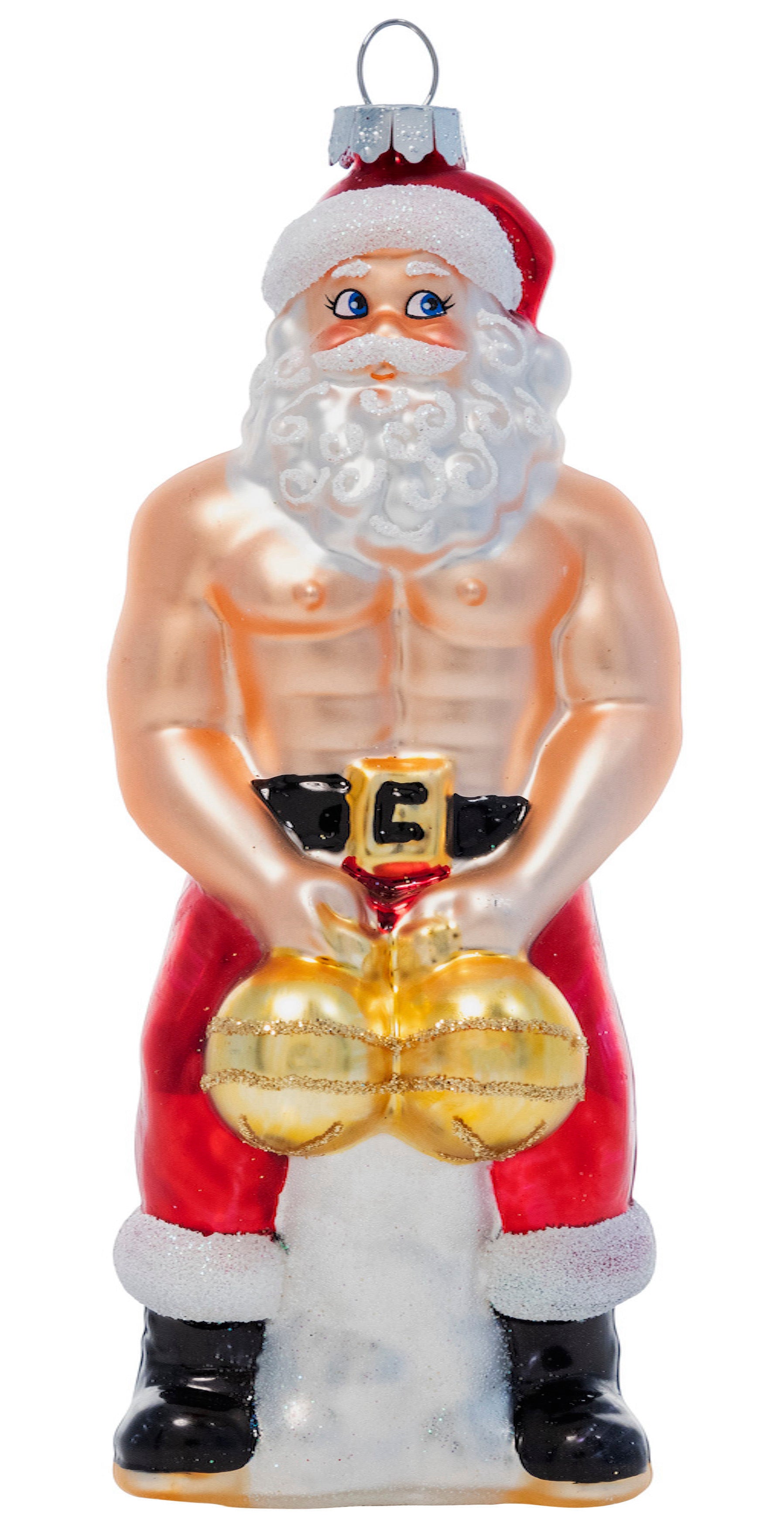 Hilarious Santa Christmas Ornaments