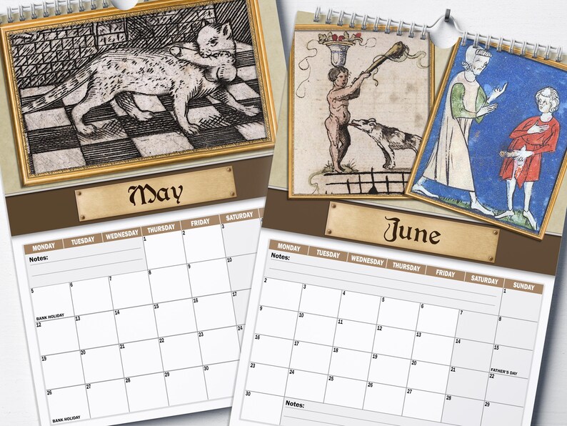 😂Medieval Dick Pics 2026 Calendar