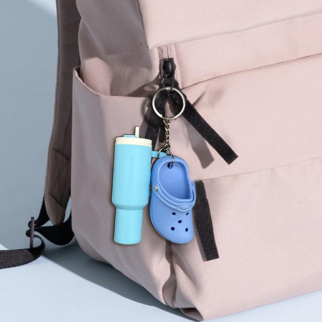 Mini cup + Crocs keychain