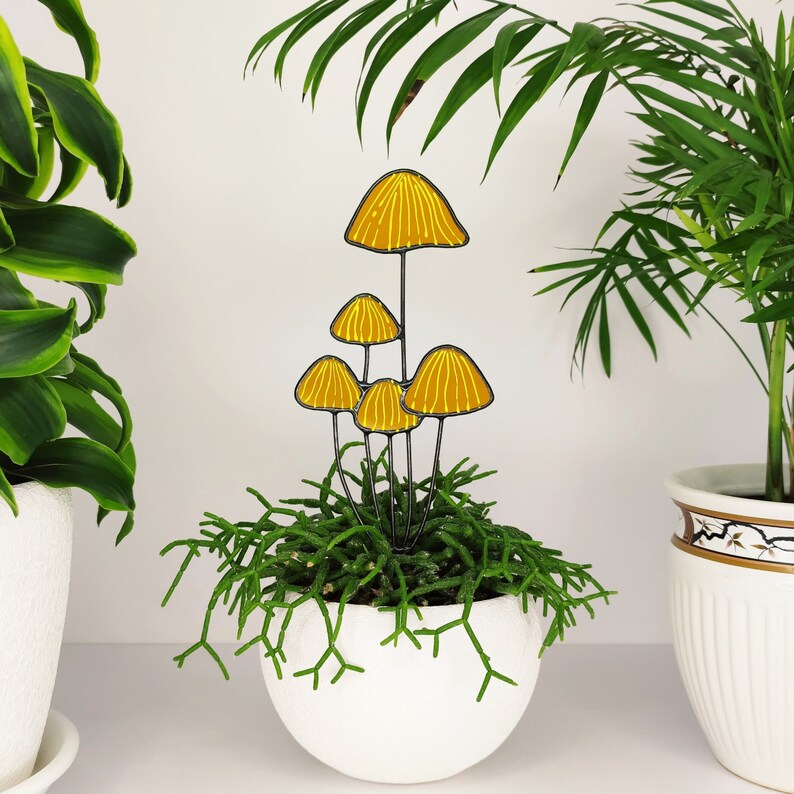 🌱Mushrooms Plant Stake
