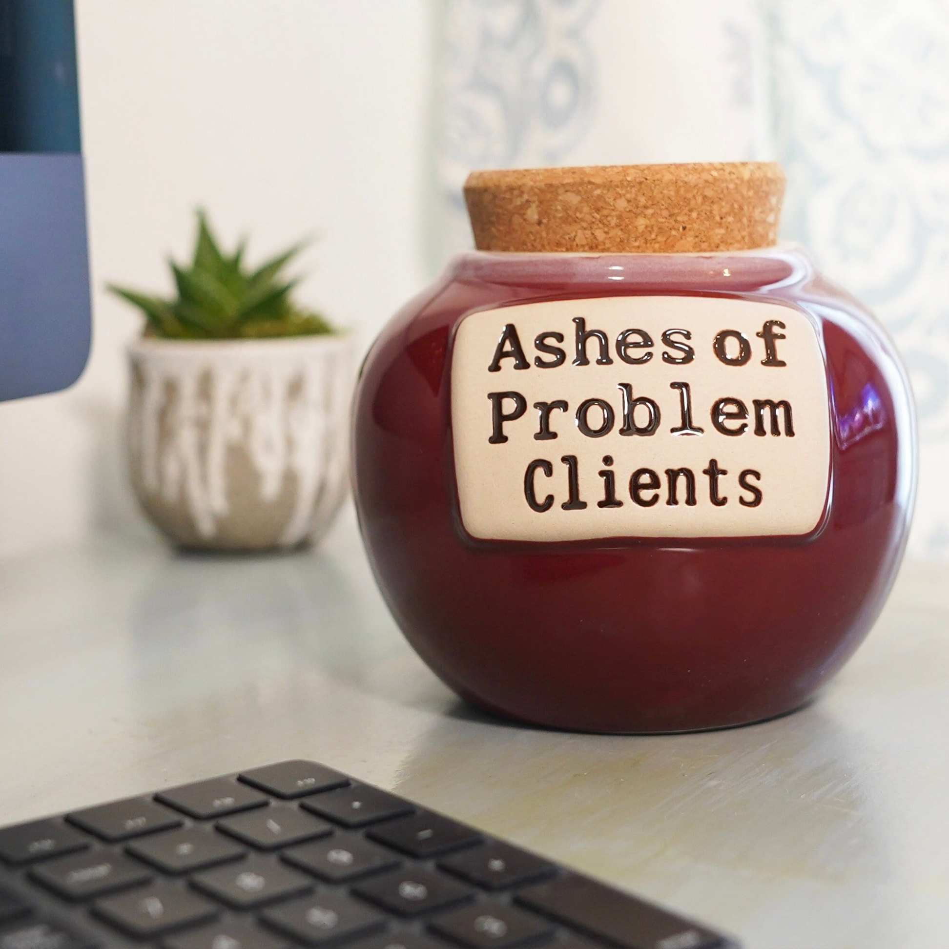 🤣Ashes of Problem Clients Piggy Bank