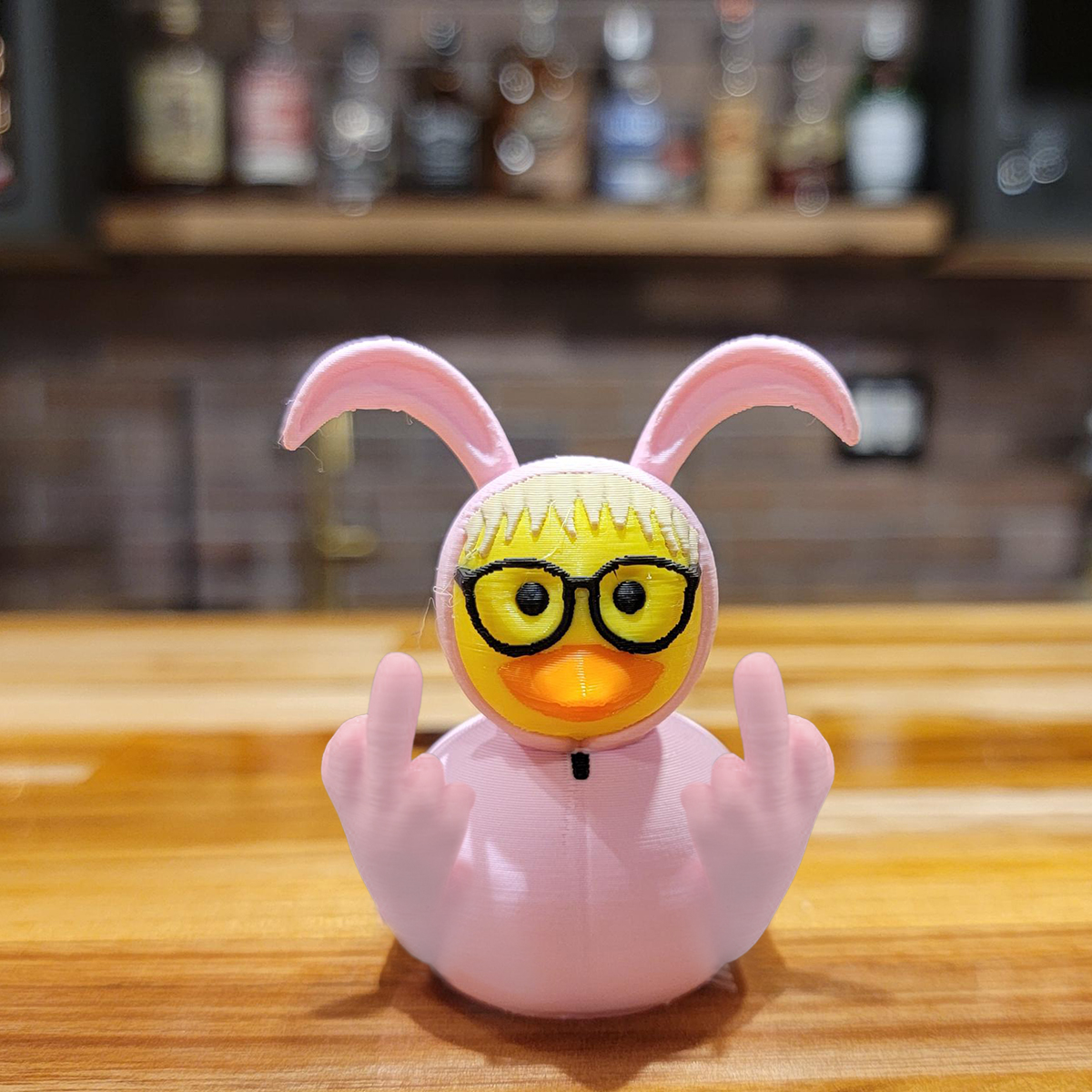 Middle Finger Bunny Duckling: The Sassy Easter Rebel 🦆🐰