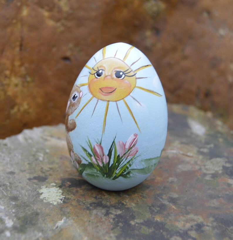 Wooden Easter Egg