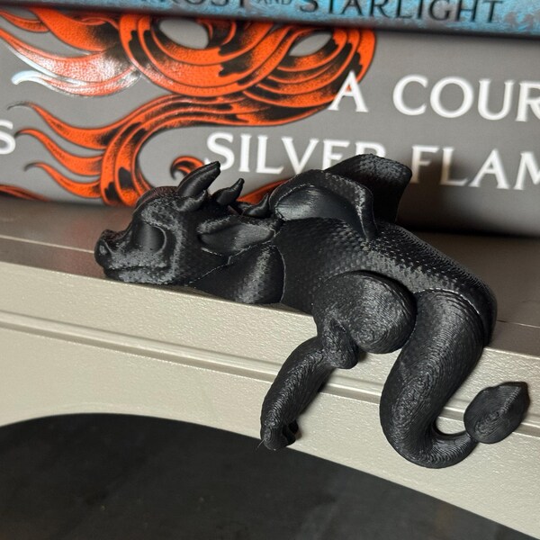 📚3D Printing Sleeping Bookshelf Dragon
