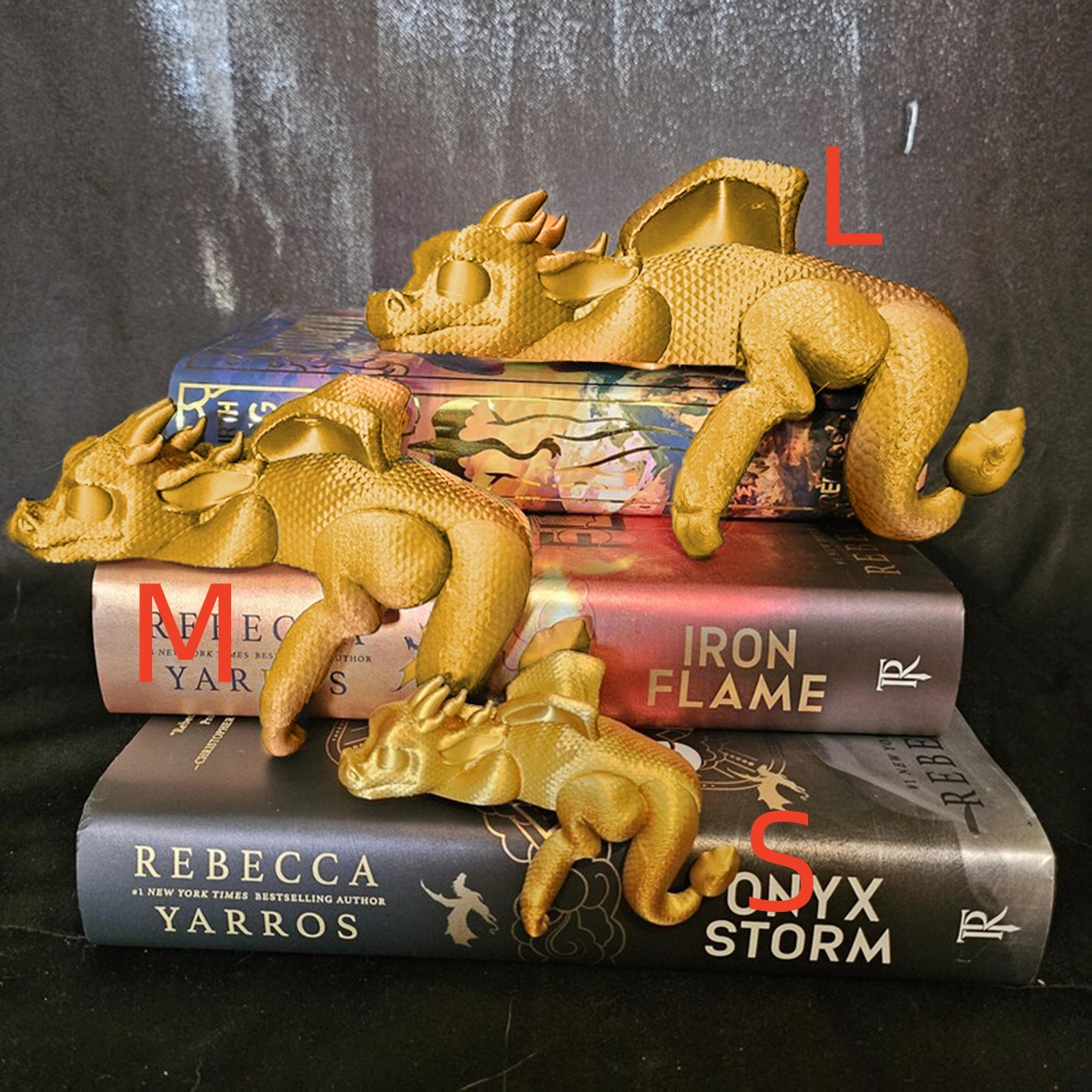 📚3D Printing Sleeping Bookshelf Dragon