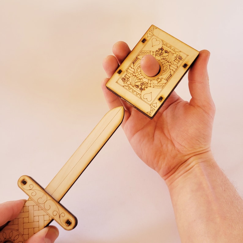 Sword Through Finger Magic Trick Toy 
