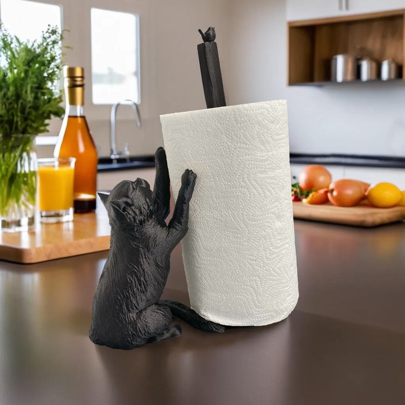 Cat Paper Towel Holder