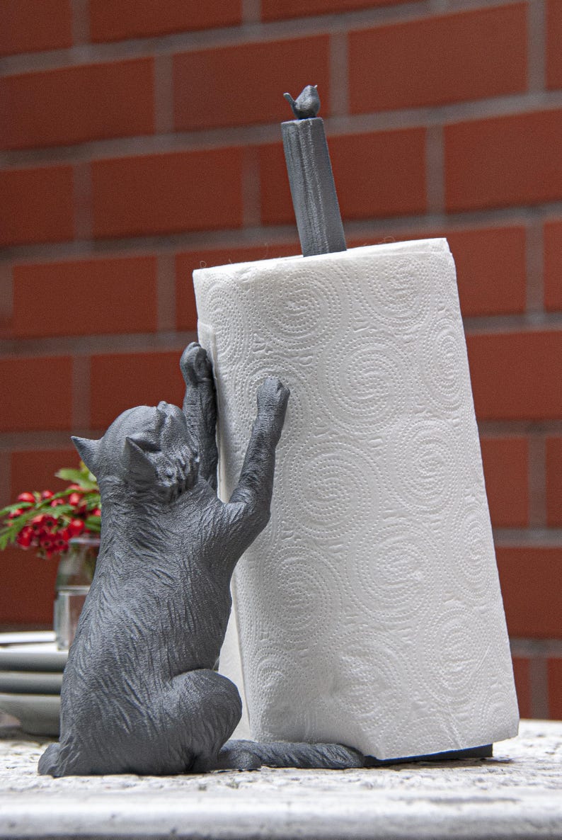 Cat Paper Towel Holder