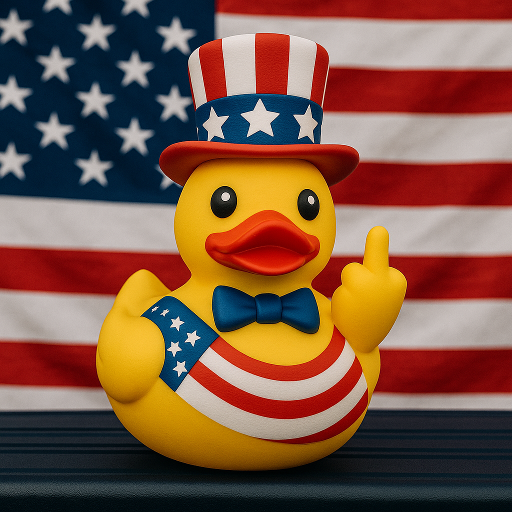 🤣Funny Middle Finger Duck