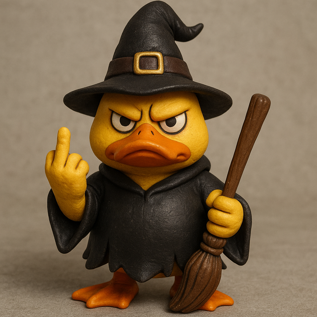 🦆✨ Abra-Ca-DUCK You – The Ultimate Sassy Sorcerer Duck
